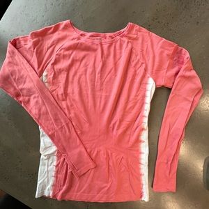 Zella long sleeve athletic top. Orange. Size L.